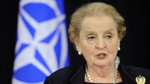Former U.S. Secretary of State Madeleine Albright is among about 2,000 names removed from a blacklist in Myanmar.