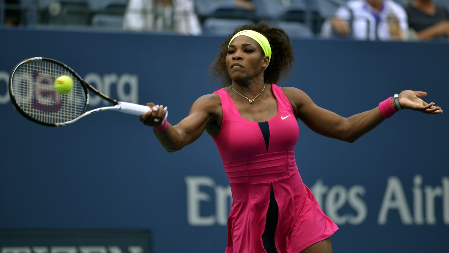 Serena Williams is seeking a 15th Grand Slam singles title at Flushing Meadows