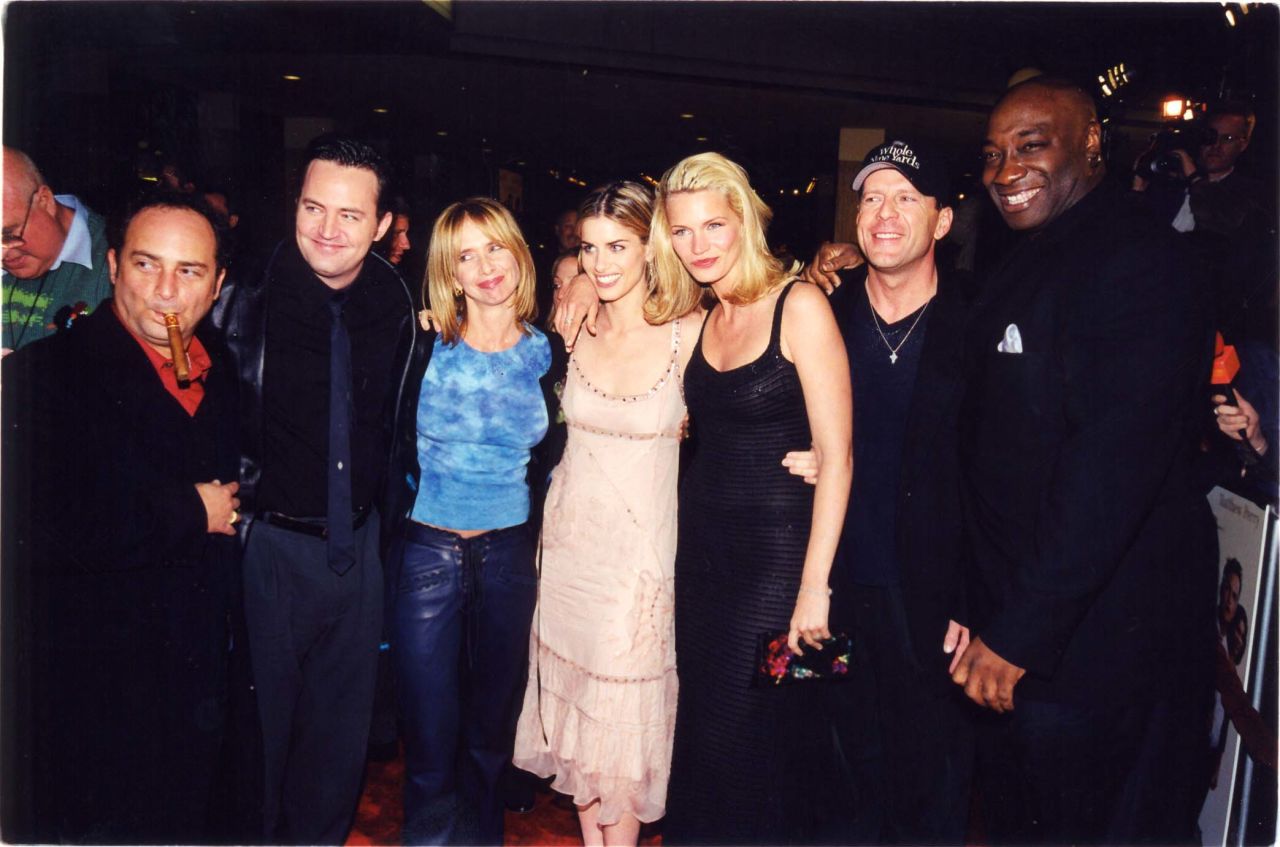 In 2000, Duncan was cast in the crime comedy "The Whole Nine Yards." He is seen at the premiere with co-stars, from left, Kevin Pollak, Matthew Perry, Rosanna Arquette, Amanda Peet, Natasha Henstridge and Bruce Willis.