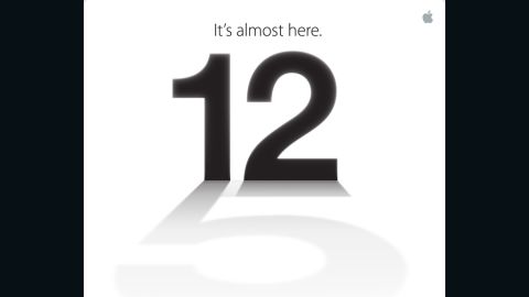 Apple sent this media invite to its September 12 event, widely expected to be the launch of the next iPhone. 