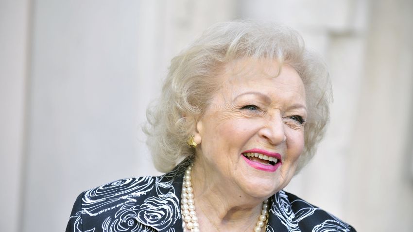 Betty White arrives for an evening with Betty White held at Academy of Television Arts & Sciences on May 10, 2012 in North Hollywood, California.