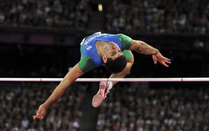 Brazil's Flavio Reitz competes in the men's high jump F42 final on Monday, September 3.