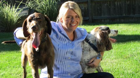 Since 2009, Marlo Manning's group has helped nearly 400 dogs stay with their families.