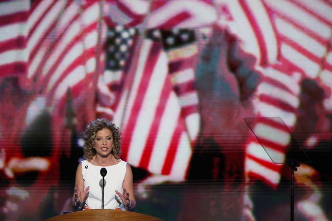 U.S. Rep. Debbie Wasserman Schultz, the Democratic National Committee chairperson, opens Tuesday's program.