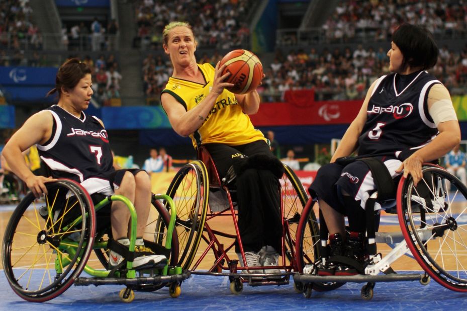 Tesch only took up sailing two years ago, having formally won a Paralympic medal with the Australian wheelchair basketball team.