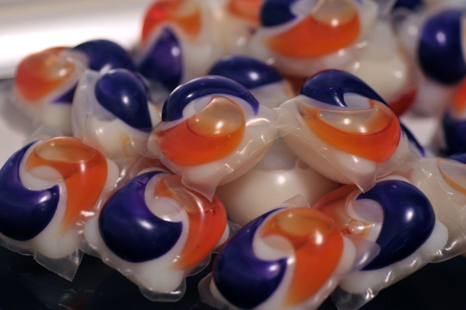 Biting into <a href="http://www.cnn.com/2014/11/10/health/laundry-pod-poisonings/">laundry detergent packets</a> can cause serious injury or even death, according to the National Capital Poison Center. Calls to poison control centers about detergent packets increased 17% from 2013 through 2014, according to <a href="http://www.cnn.com/2015/09/14/health/gallery/common-household-poisons/index.html">an analysis of national data</a>. A study published in 2017 showed an increase in the number of young children with eye injuries linked to the packets.