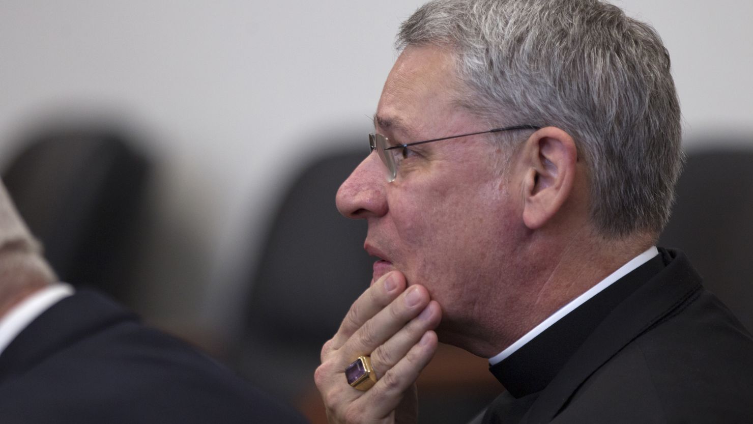 Bishop Robert Finn was sentenced to two years probation for failure to report suspected child abuse.
