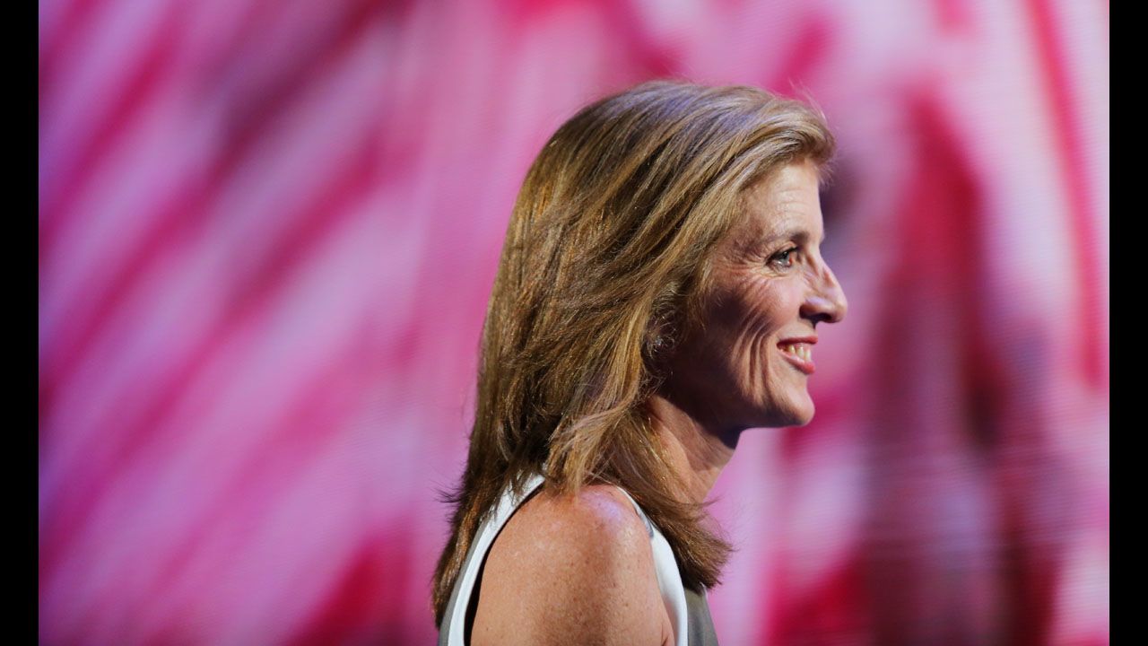 Caroline Kennedy addresses delegates on Thursday.