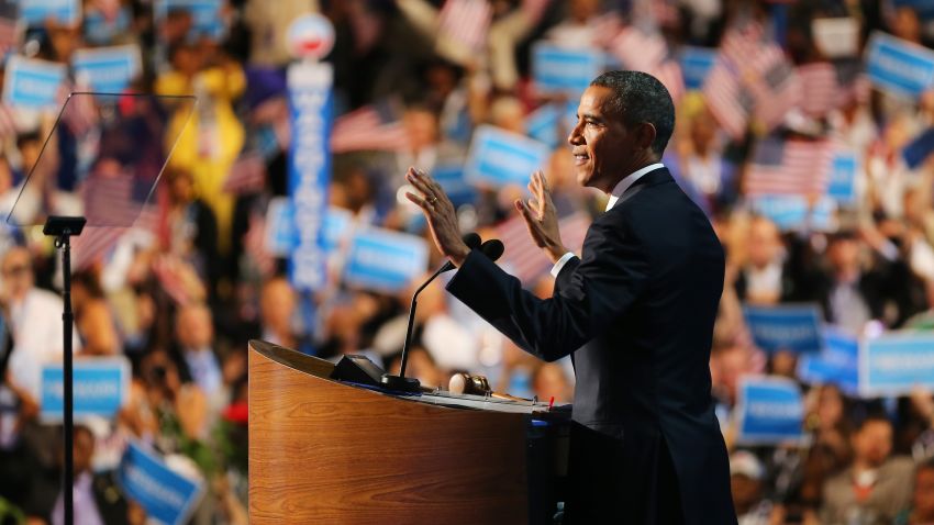 DNC Speakers: Obama speaks night 3