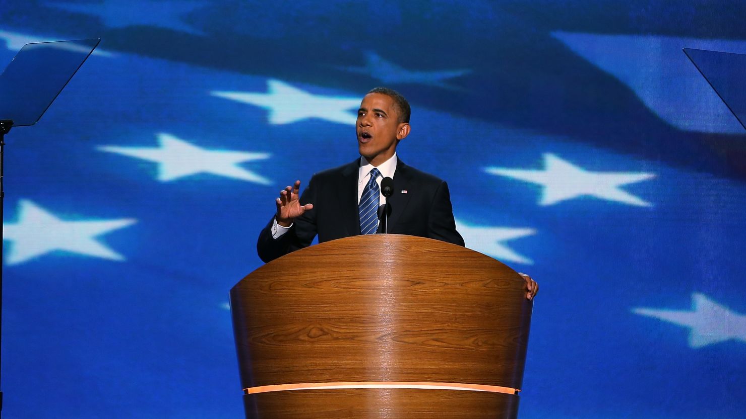 President Obama was tempered and more cautious in his speech at the Democratic National Convention, says David Gergen.