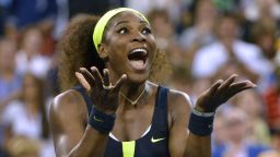 Serena Williams of the United States celebrates defeating Victoria Azarenka of Belarus 6-2, 2-6, 7-5 in the 2012 U.S. Open women's singles final on Sunday, September 9, in New York. See more U.S. Open action here.