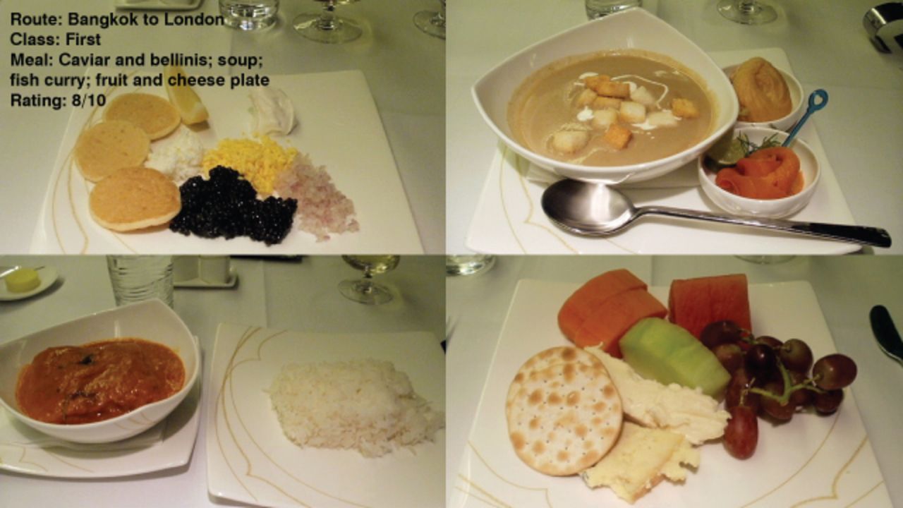 Tom Obokata added these shots to AirlineMeals.net and wrote simply: "Pretty decent, although I did not really enjoy the pre-ordered main course (fish curry)."