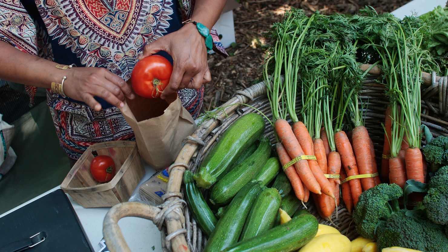 Aaron Carroll says eating organically grown food, like that shown, isn't as important as eating less-processed food. 