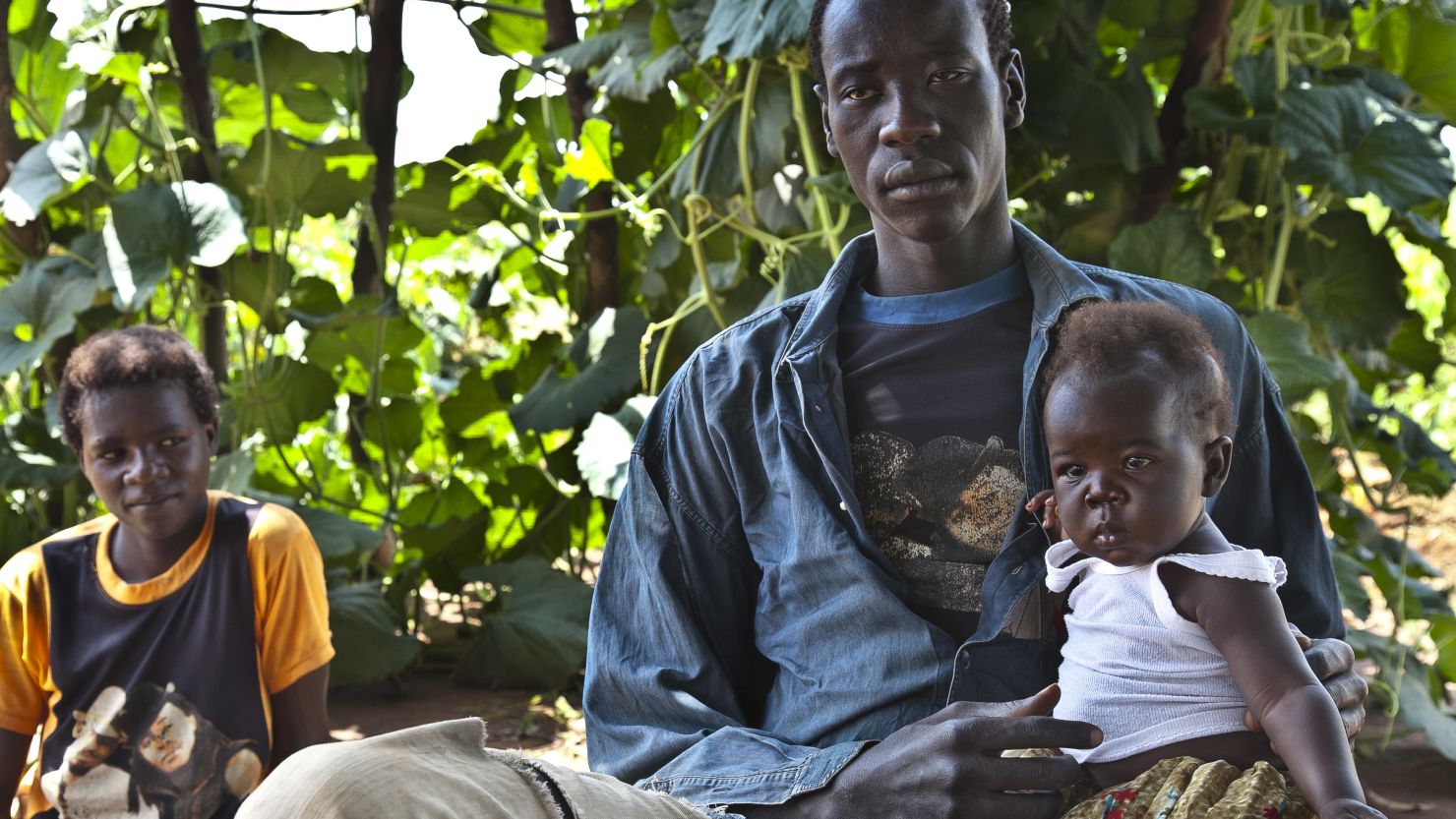 Patrick, a former child soldier, received treatment at a PCAF clinic and was able to care for his family.