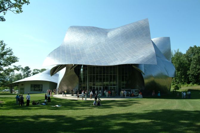The Frank Gehry-designed performing arts center initially drew criticism for disrupting the traditional aesthetic of the Hudson Valley.