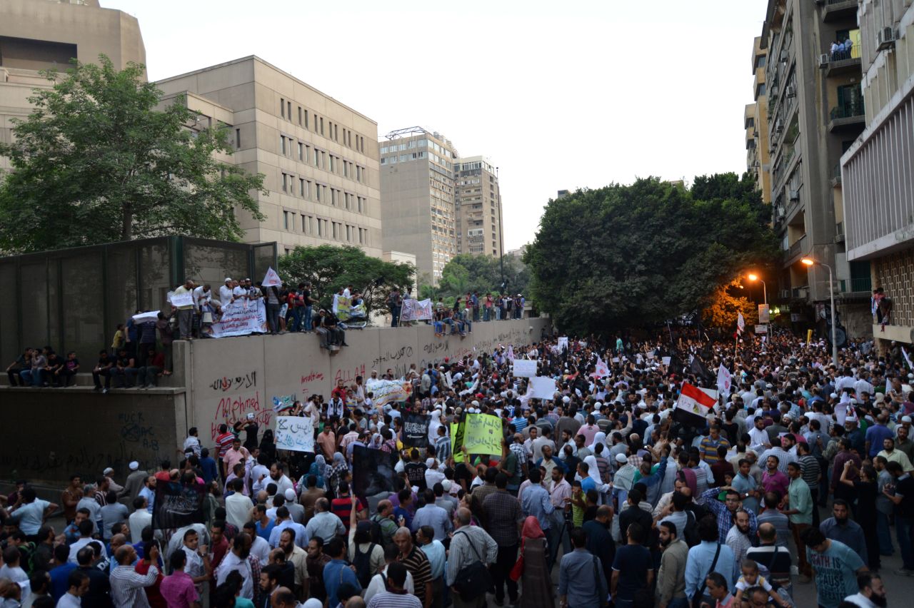 Thousands were angered by the controversial film.