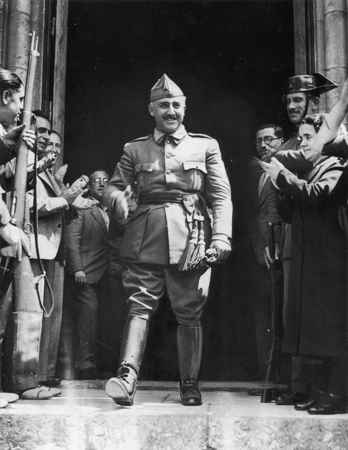 General Francisco Franco, named generalissimo or supreme commander a little more than a week earlier, is made leader of Spain's new  regime on October 1, 1936.