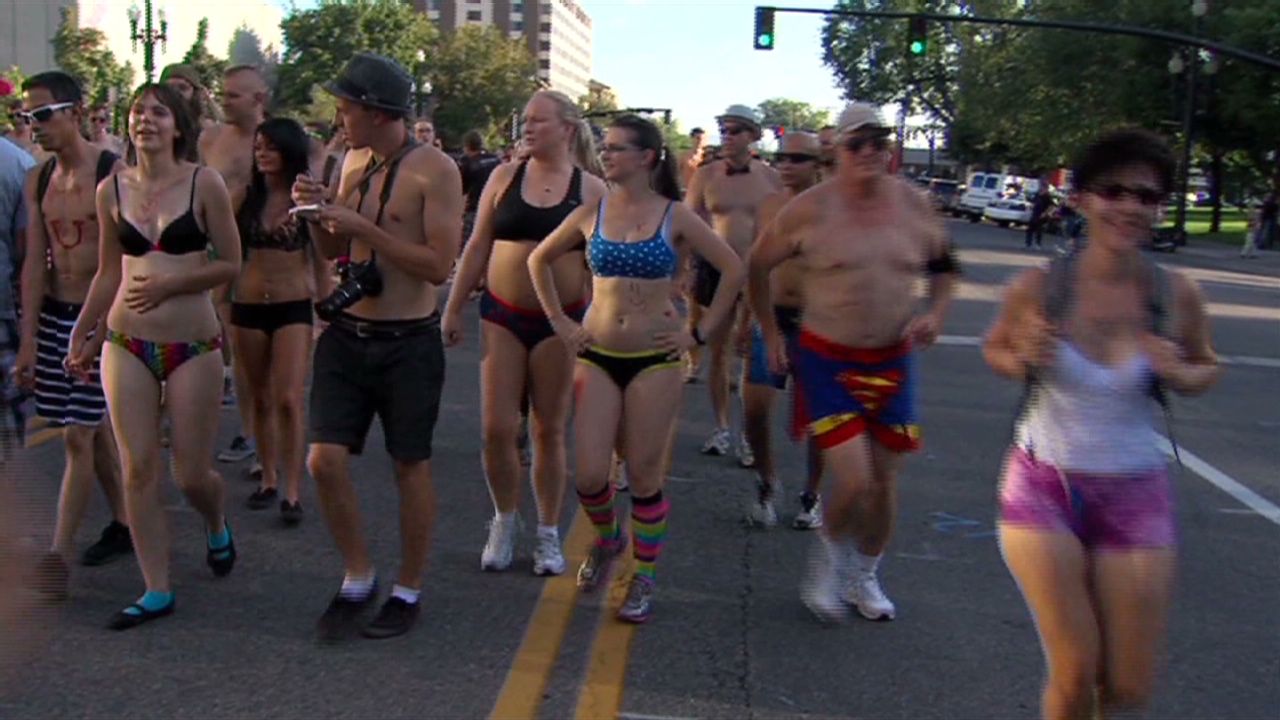 utah undies run Underwear run sweeps Salt Lake City | CNN