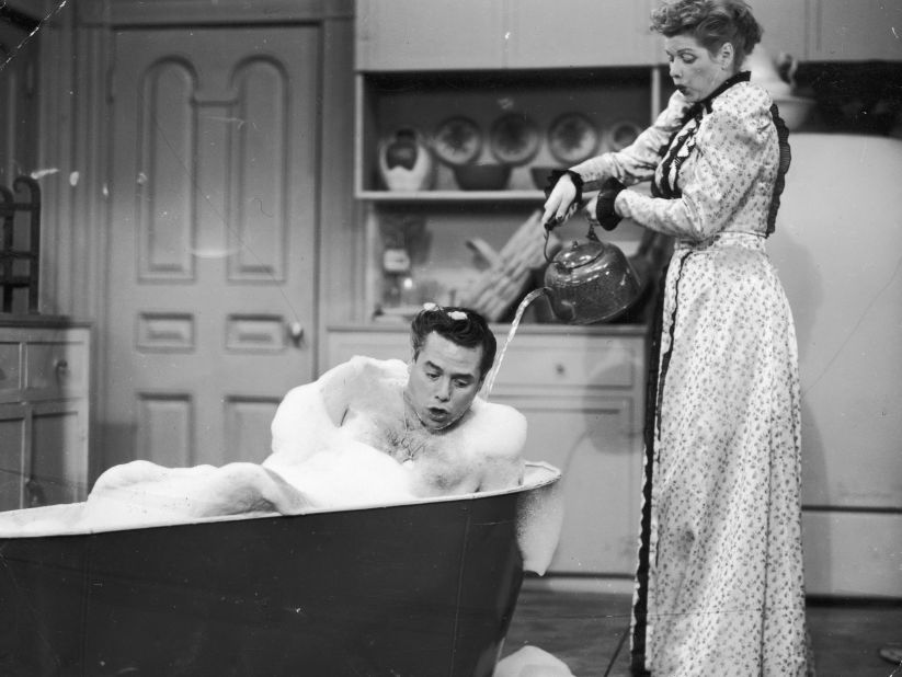 Ricky Ricardo (Desi Arnaz) spent the better part of CBS' long-running "I Love Lucy" scolding his mischievous onscreen wife, played by Lucille Ball. Arnaz and Ball were <a href="http://www.people.com/people/archive/article/0,,20114475,00.html" target="_blank" target="_blank">married for 20 years</a> and had two children together before divorcing in 1960.