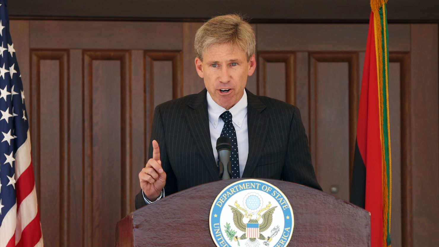 Ambassador Chris Stevens, pictured in August in Tripoli, Libya, died in a September attack on the U.S. Consulate in Benghazi.