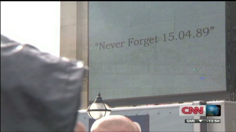 Police to blame for 1989 Hillsborough stadium disaster.