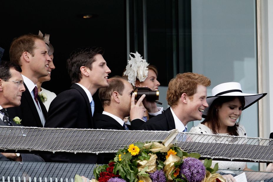 The British Royal Family watch Camelot storm to victory at the Epsom Derby. The Queen's horse, Carlton House, had been the bookmakers favorite to win, but came third.