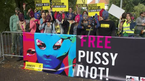 The three imprisoned members of Pussy Riot have appealed their convictions, while other members have fled Russia to escape arrest. 