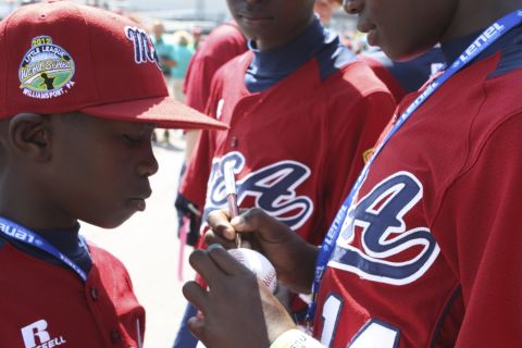 For these young boys, baseball is so much more than just a game. It helps them forget -- even just for a few hours -- the hardships of home.