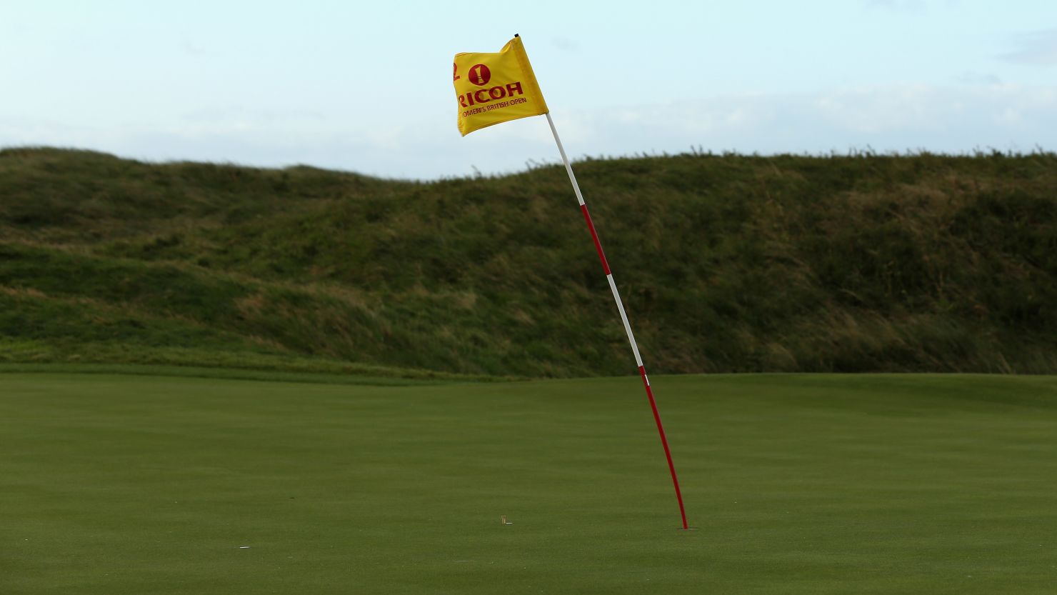 The wind blew hard on day two of the Women's British Open at Hoylake, forcing officials to abandon play