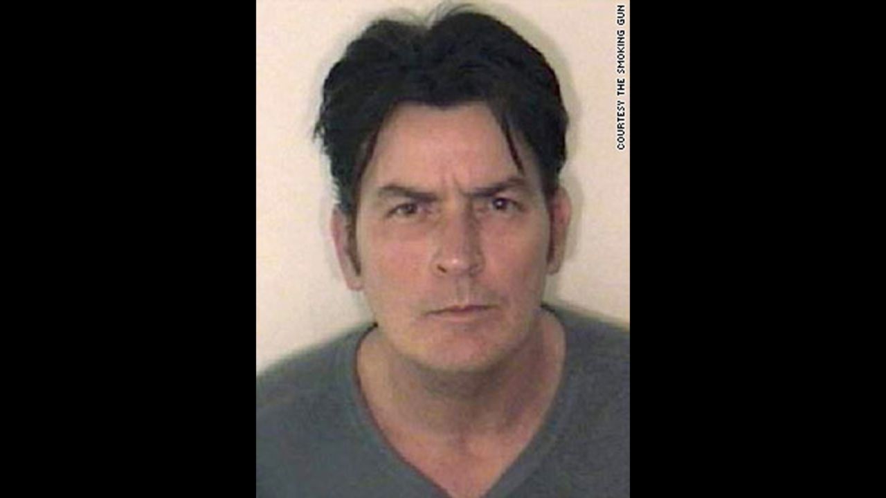 Bad boy actor Charlie Sheen is no stranger to Hollywood scandal. He posed for this mug shot after a 2009 arrest related to a domestic violence dispute. 