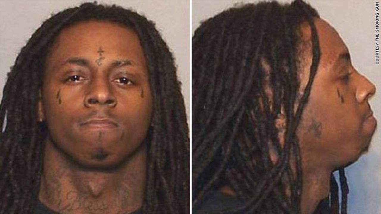 Wayne "Lil Wayne" Carter was booked on drug charges in Arizona in 2008 and sentenced to a year in prison. He released an album during his incarceration, which lasted eight months.