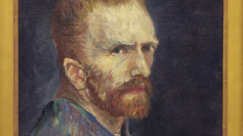 In this self portrait, Vincent van Gogh distorts his own face with his signature style, which may increase its appeal.