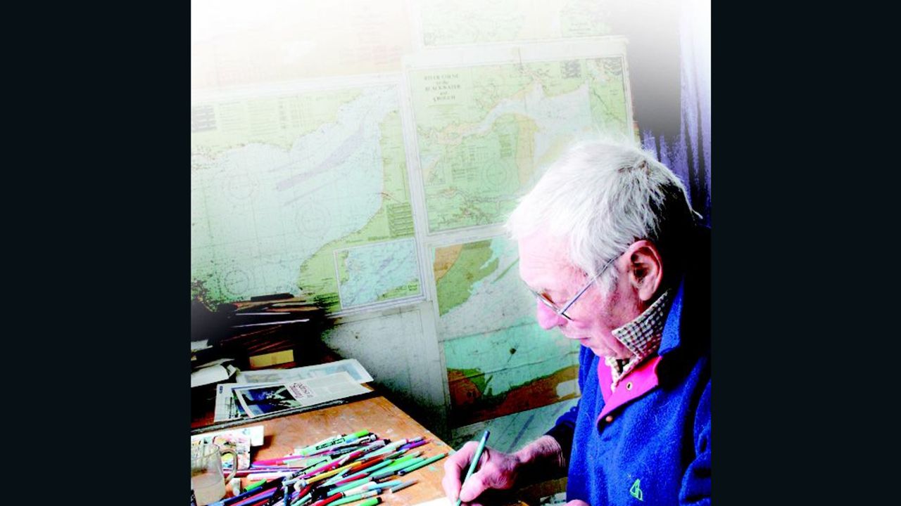Nautical cartoonist Mike Peyton