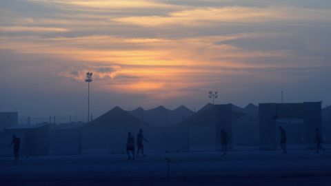 The U.S.-run Camp Leatherneck in Helmand province, shown in 2010, is part of the joint base that was attacked Friday. 