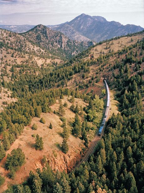 Amtrak's Empire Builder takes riders through rugged and scenic country. 