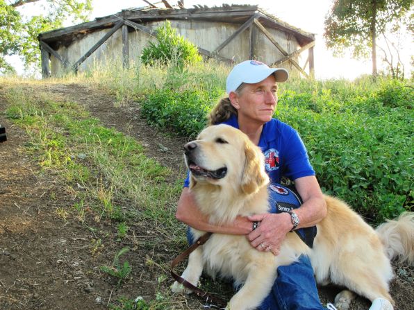 Mary Cortani is a former Army dog trainer who started Operation Freedom Paws, a nonprofit that helps war veterans <a href="index.php?page=&url=http%3A%2F%2Fwww.cnn.com%2F2012%2F06%2F07%2Fus%2Fcnnheroes-cortani-veterans-dogs%2Findex.html">train their own service dogs</a>. Since 2010, she has worked with more than 80 veterans who have invisible wounds such as post-traumatic stress disorder. "I'm hoping this brings awareness to the world that PTSD is real and that we will be able to reach more veterans who so desperately need help," Cortani said. <a href="index.php?page=&url=http%3A%2F%2Fwww.cnn.com%2F2012%2F11%2F26%2Fus%2Fgallery%2Fheroes-cortani%2Findex.html" target="_blank">See more photos of Mary Cortani</a>