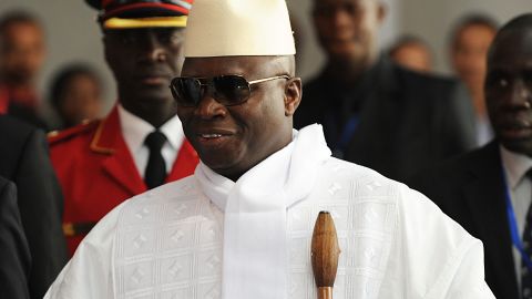 Yahya Jammeh left the country on Saturday.