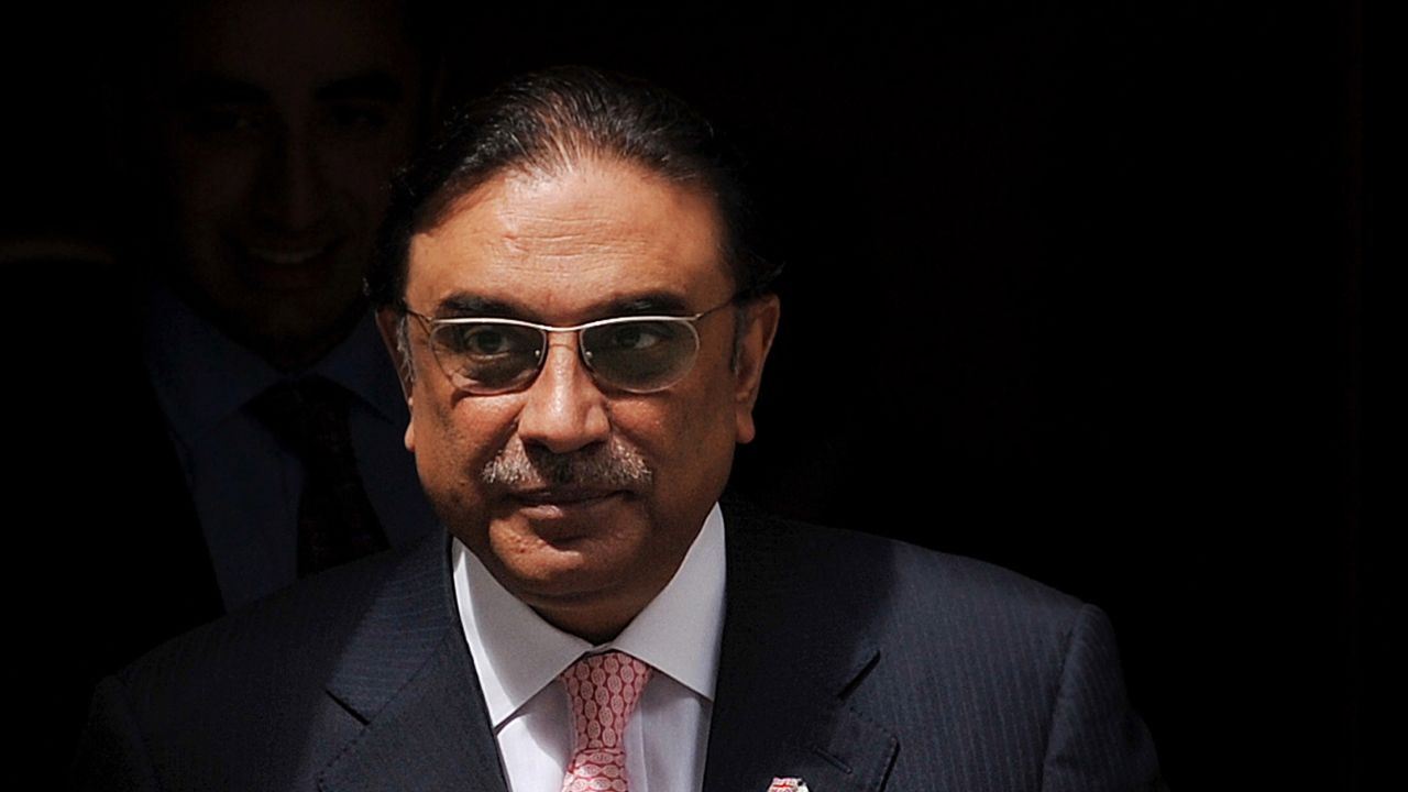Agreement on the letter brings a long-running dispute near to an end. Pictured is President Asif Ali Zardari.