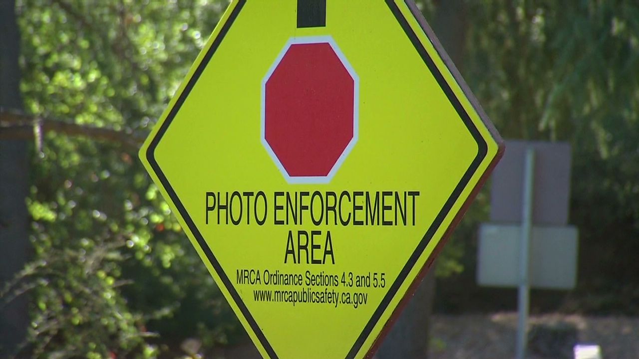 photo enforced stop sign