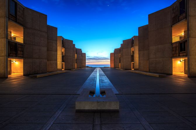 "It's so different in the evening," he says. "It was very touching ... when you sit there in the plaza, you just think that it's not about architecture, it's about you and the environment."