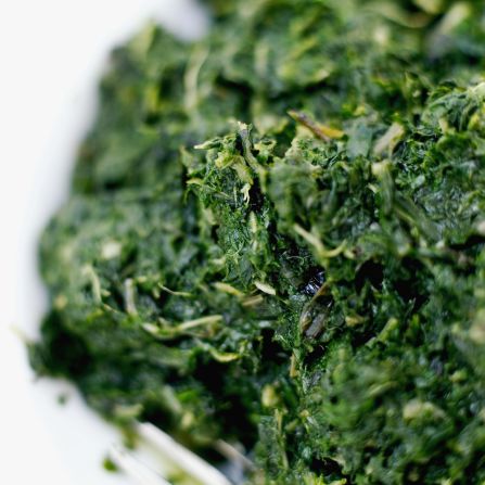 Spinach is a great source of iron, which is a key component in the red blood cells that carry oxygen to our muscles. But researchers in Sweden identified another way in which these greens might keep you charged: Compounds found in spinach actually <a href="index.php?page=&url=http%3A%2F%2Fwww.sciencedaily.com%2Freleases%2F2011%2F02%2F110201122226.htm" target="_blank" target="_blank">increase the efficiency of our mitochondria</a>, the energy-producing factories inside our cells. That means eating a cup of cooked spinach a day may give you more lasting power for your workout.