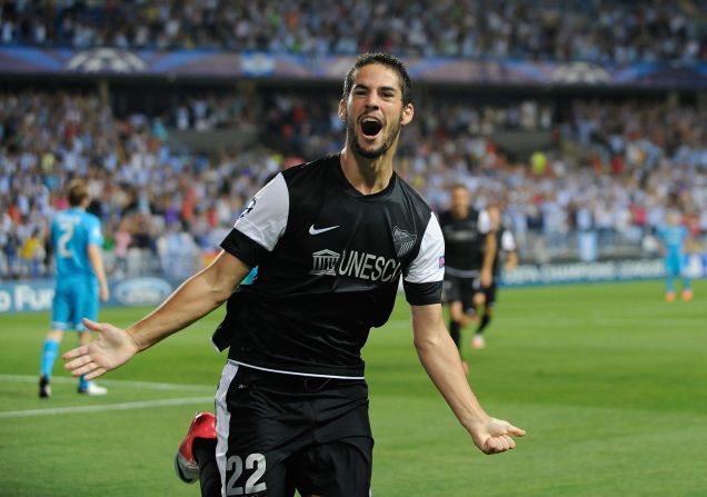 Despite their interest in Bale, Real have already flexed their muscles in the transfer window by signing young Spanish stars Isco (pictured playing for Malaga last season) for $40m and Asier Illarramendi from Real Sociedad for $51m.