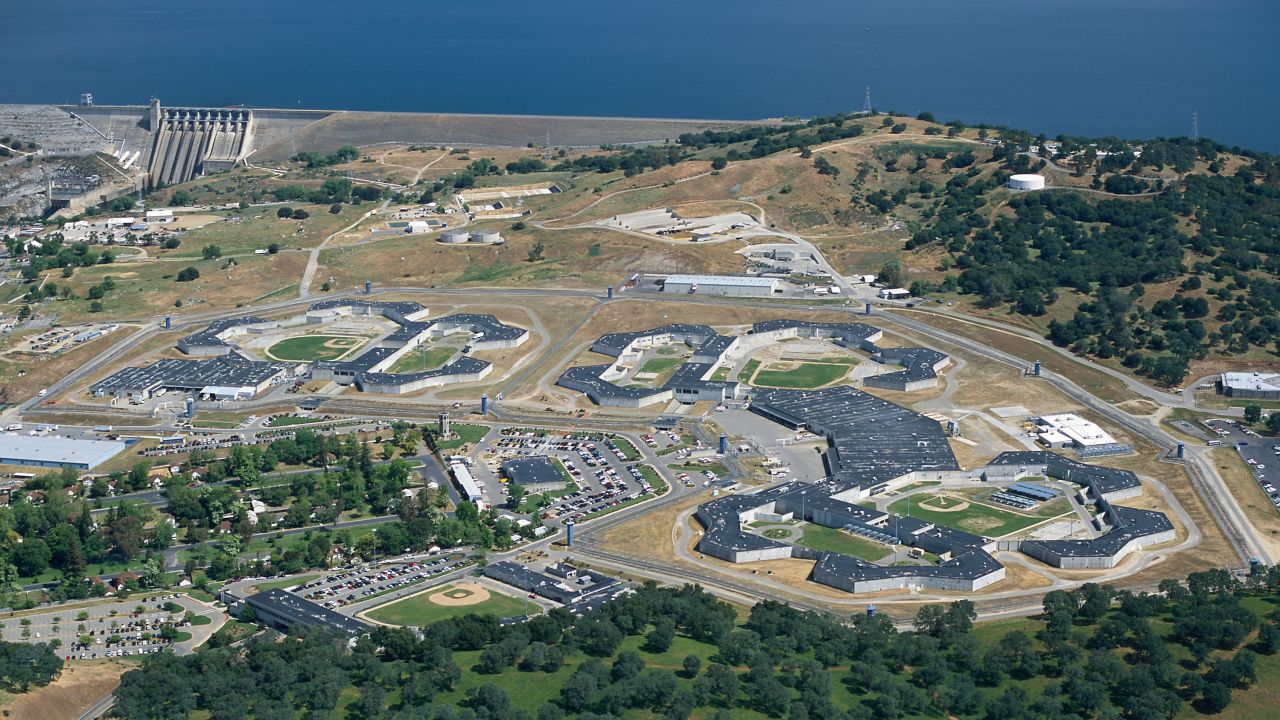 An aerial view of California State Prison (CSP), Sacramento.