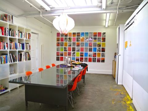 This striking space is a co-working studio specifically for those in the creative industries.