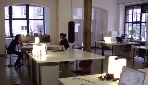 This space is in the neighborhood of Kreuzberg, a center of creative culture in Berlin.