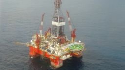 One of Mexico's three exploration rigs used for finding deep water oil reserves in the Gulf of Mexico