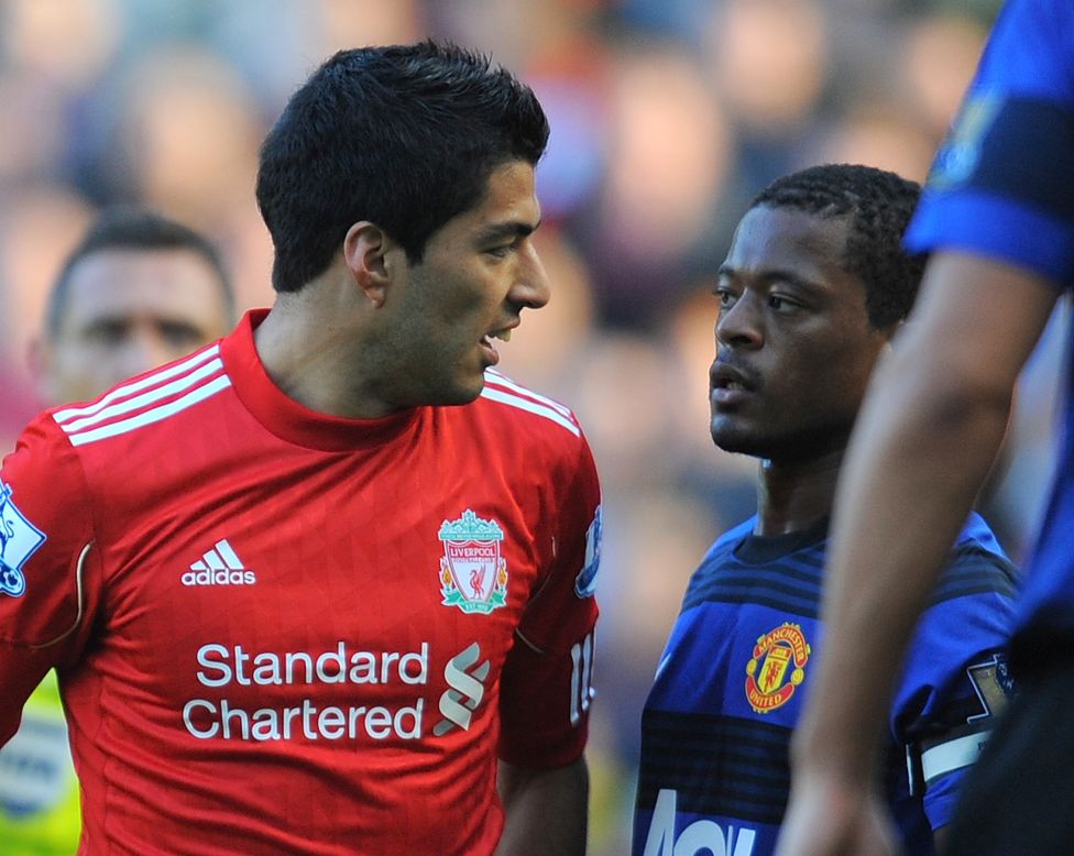 In 2011 the FA had to deal with another racism case, this time handing Liverpool striker Luis Suarez an eight-match ban and a $63,000 fine after finding the Uruguayan guilty of racially abusing Manchester United defender Patrice Evra.