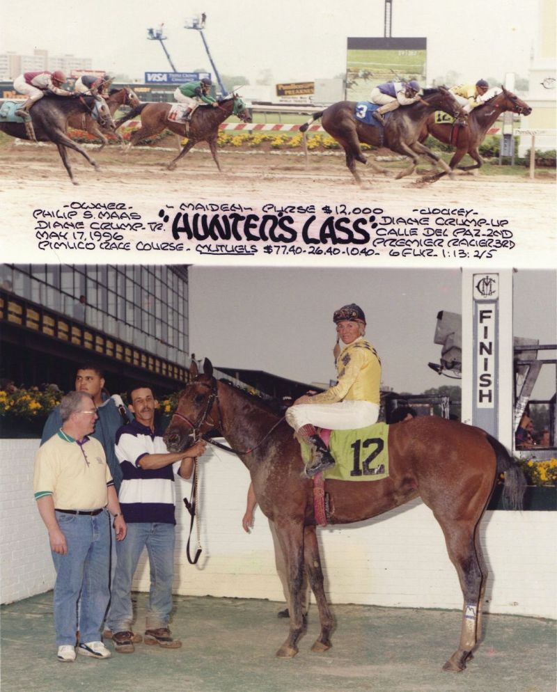 Jockey who refused to stay in the pic