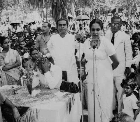 Sri Lankan Prime Minister Sirimavo Bandaranaike became the world's first female head of government in 1960. The widow of previous prime minister, Solomon Bandaranaike, she was to serve three times over four decades. 