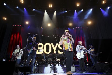 Singer Mike Love leads The Beach Boys at the Red Rock Casino, Resort and Spa in Las Vegas, May 2012.